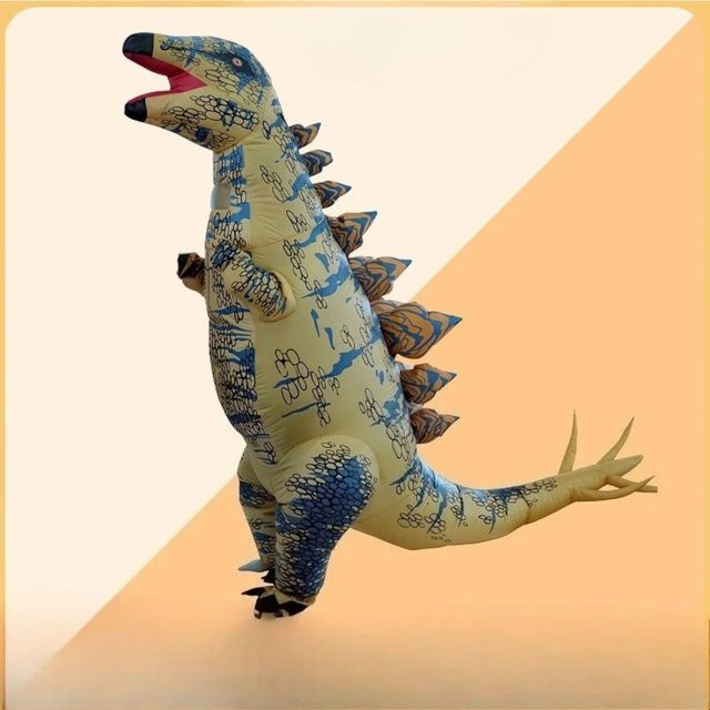Hangchen Family Stegosaurus-Kostüm, Dinosaurier, aufblasbares Puppenkostüm - Bild 1