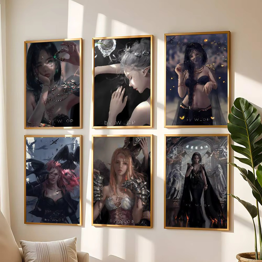 Ghostblade Wlop Poster Wandkunst-Aufkleber Multicolour - Bild 2