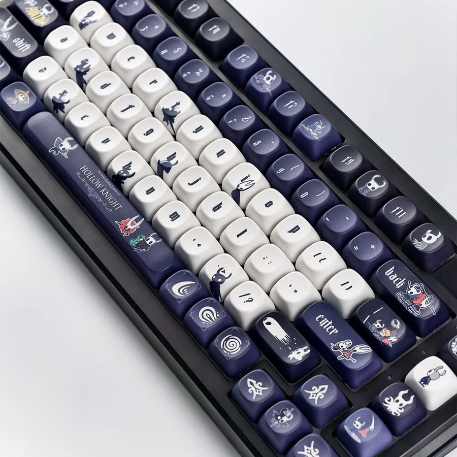 MAIMOOO Hollow Knight Tastenkappen im MOA-Profil, PBT-Sublimation, Marineblau und Schwarz - Bild 6