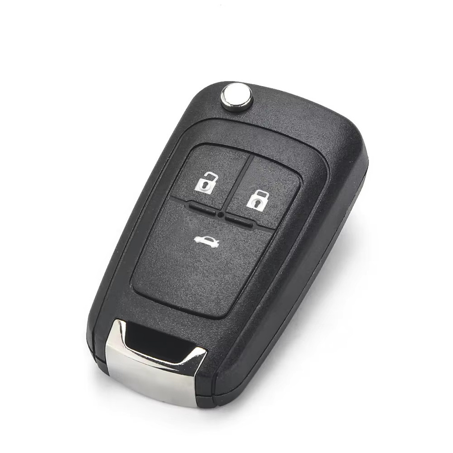 KEYYOU Flip Remote Auto Schlüssel Shell für Chevrolet Cruze Epica Lova Camaro Impala und Opel Astra Corsa Insignia Zafira in Schwarz - Bild 2