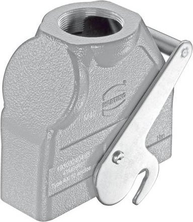 HARTING Tüllengehäuse 19 30 024 0493 19300240493 aus Edelstahl in Silber - Bild 1