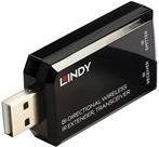 Lindy Infraroterweiterung RF mit USB-C und USB Anschluss in Schwarz bis zu 150 m Reichweite - Bild 1