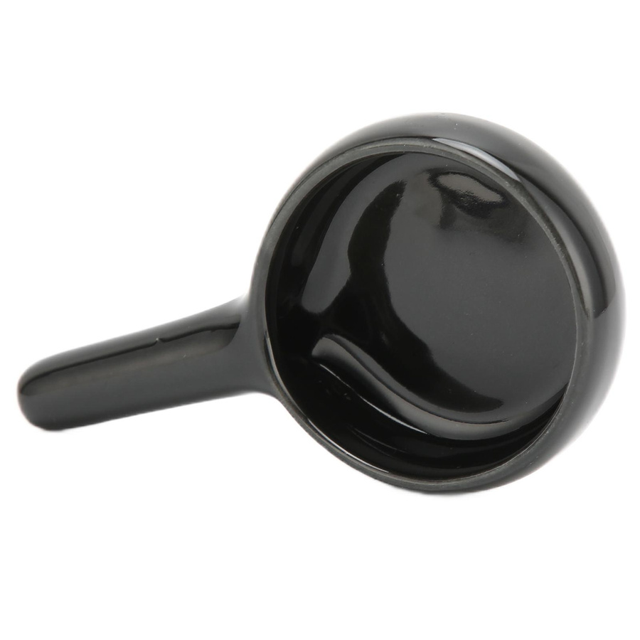 Teelichthalter in Löffelform aus Keramik von Tooarts, Schwarz - Bild 3