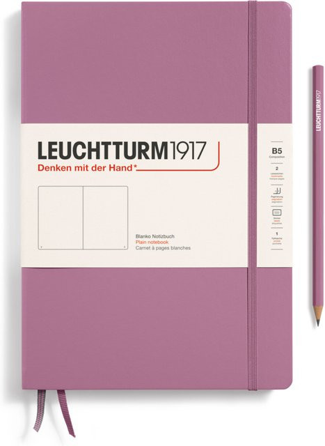 LEUCHTTURM1917 Composition Notizbuch blanko Hardcover B5 Dusty Rose - Bild 1
