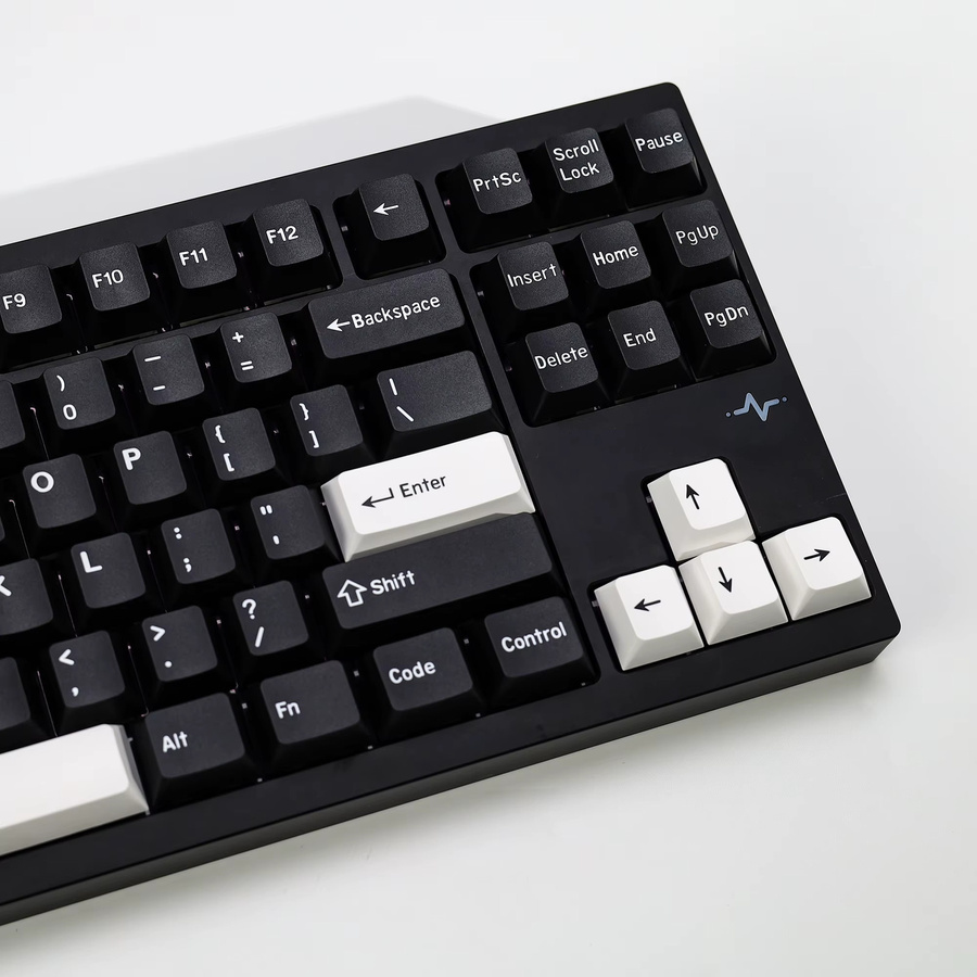 KBDiy PBT GMK WOB Tastenkappen im Cherry Profile, Schwarz, Doubleshot für mechanische Tastaturen wie GMK67 75% und K500 - Bild 3