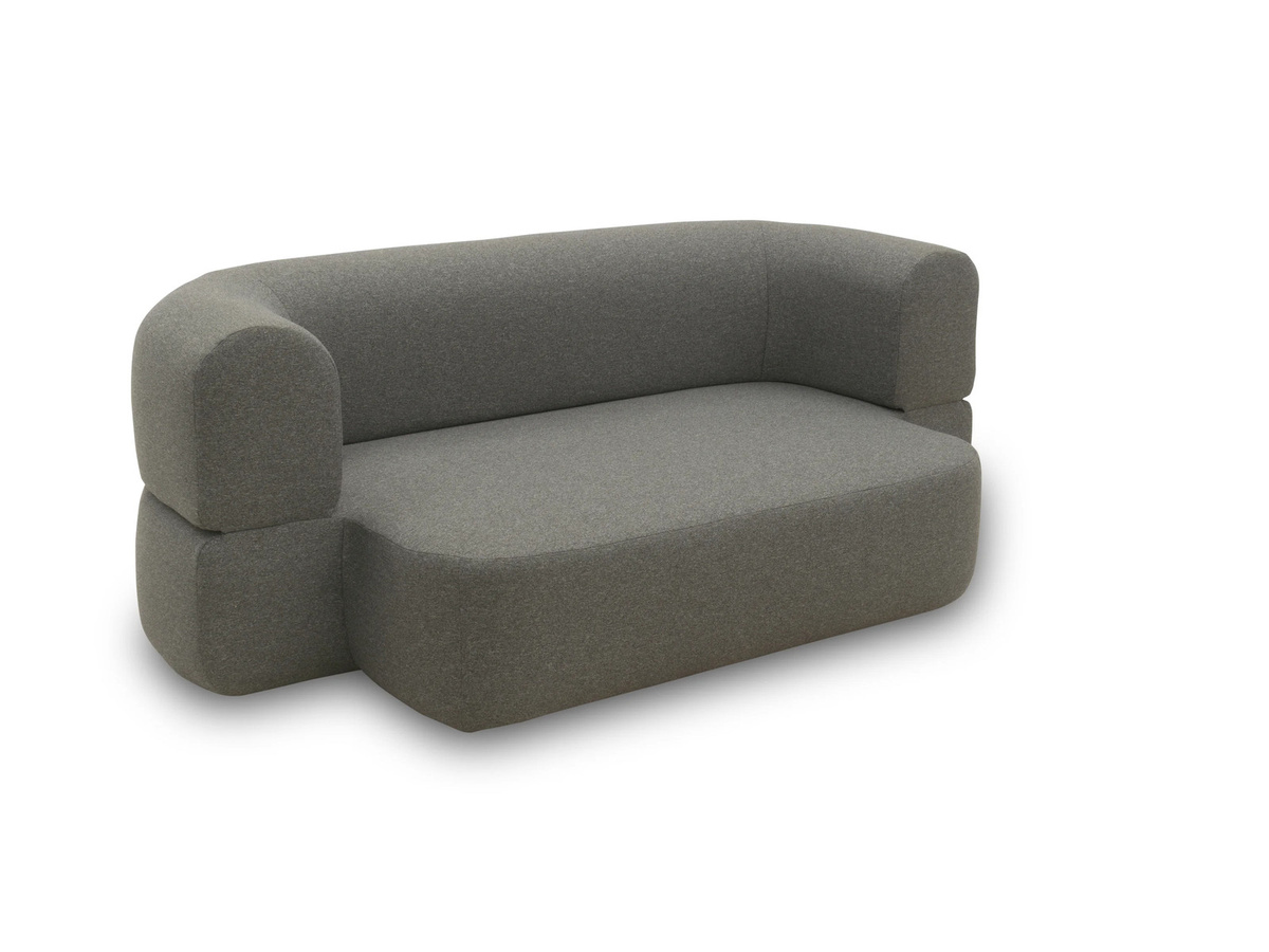 DOMO Schlafsofa Rennes in Dunkelgrau mit Polsterung und Schlaffunktion - Bild 2
