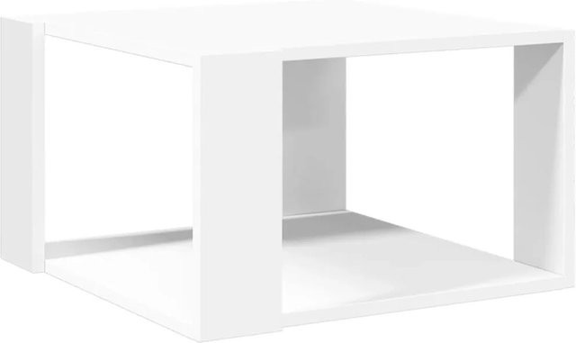 vidaXL Couchtisch aus Holzwerkstoff in Weiß, B/T/H: 51,5 x 51,5 x 30 cm - Bild 1