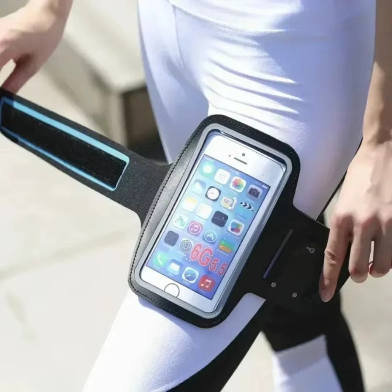 VIKEFON Atmungsaktive Lauf-Handy-Armbandtasche mit Touchscreen und Schlüsseltasche für iPhone 12-17 Pro Max und Android-Smartphones für Fitness und Workout - Bild 4