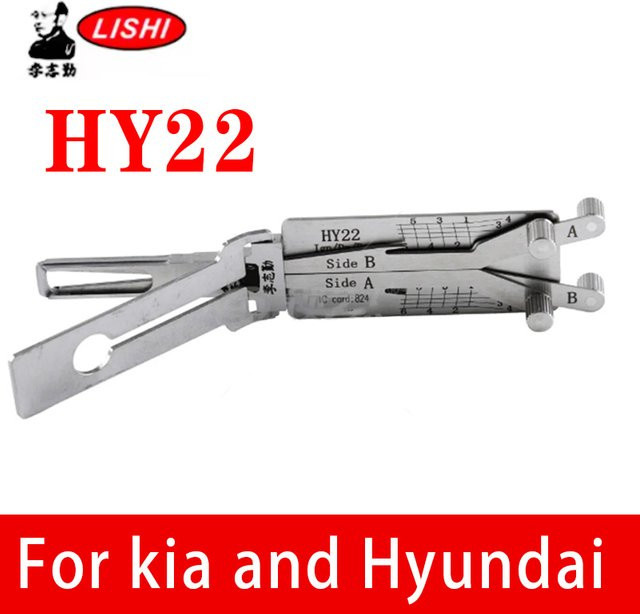 Lishi 2-in-1 Pick und Decoder HY22 für Hyundai und Kia in Silber - Bild 1