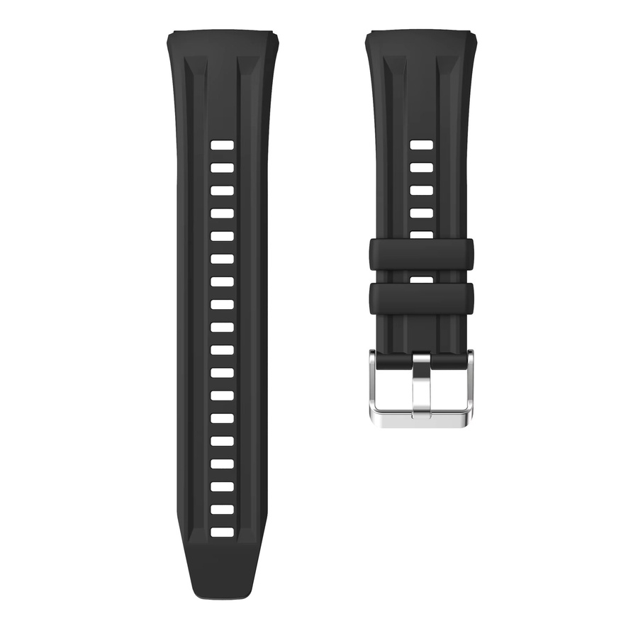 Huawei Uhrenarmband Silikon, 22 mm, Schwarz, Unisex - Bild 4