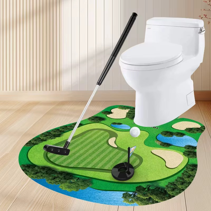 pgm Toiletten-Golfbälle-Spielset, Mini Indoor Putting Green, Set / Bundle - Bild 5