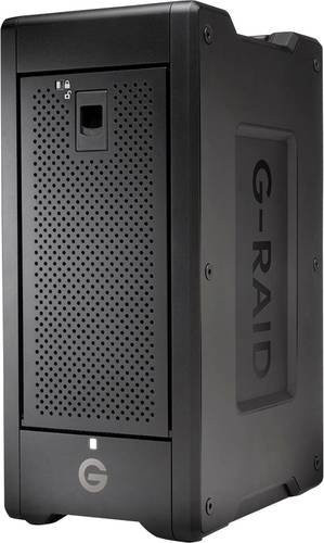 SanDisk Professional G-RAID Shuttle 8 Externes Festplatten-Array mit 48TB Kapazität, 8 HDD-Schächten für 3.5 Zoll Festplatten, Thunderbolt und USB-C, Schwarz - Bild 1