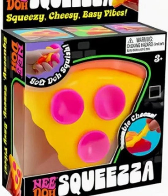 Schylling Needoh Pizza, Sensorischer Fidget Würfel, Knetspielzeug - Bild 1