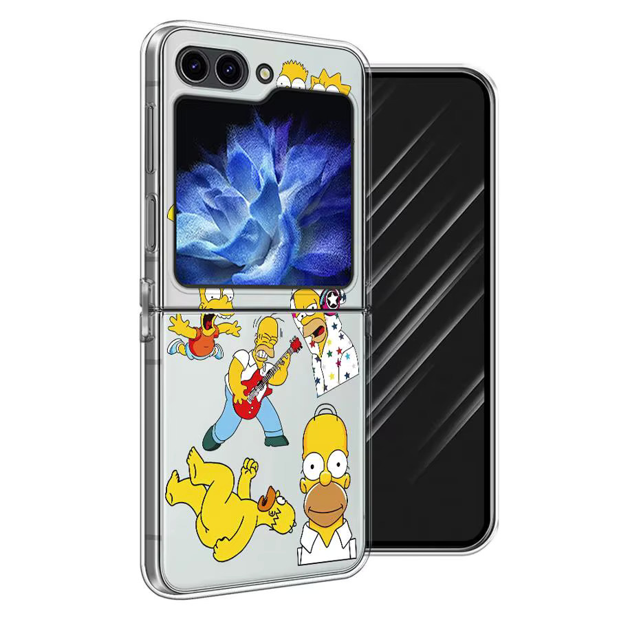 Samsung Galaxy Z Fold Handyhülle mit Cartoon The Simpsons Design in Multicolour, harte Schutzhülle für Samsung Galaxy Z Fold 3, Z Fold 4, Z Fold 5, Z Fold 6 und Z Fold 7 - Bild 3