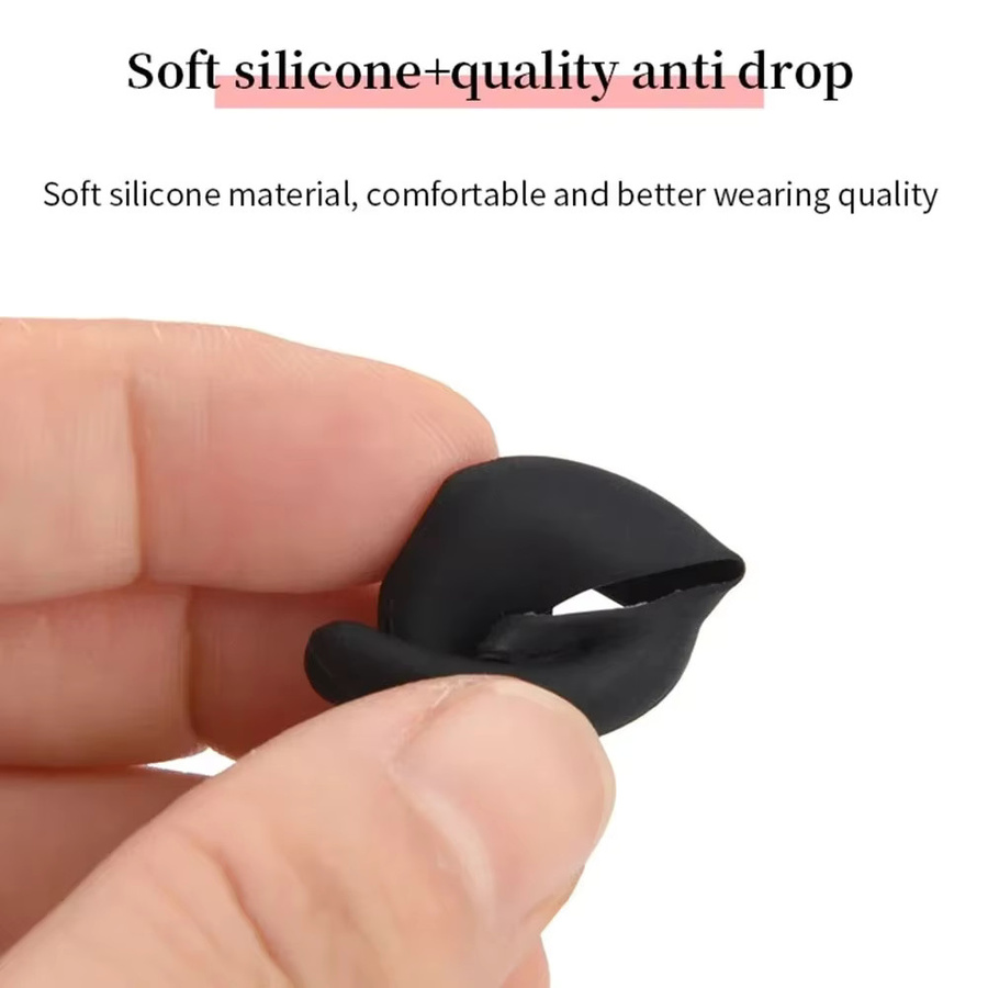 Samsung Galaxy Buds 3 Silikon-Ohrstöpsel und Sport-Ohrbügel in Schwarz und Grau - Bild 4