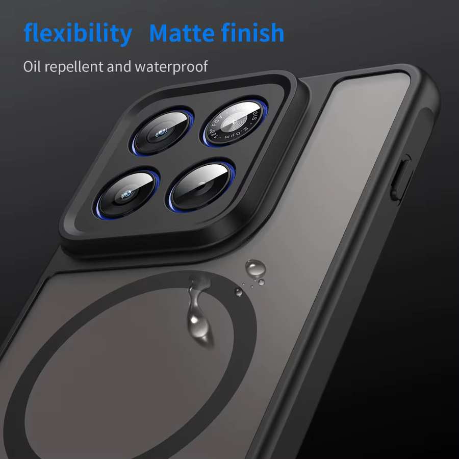 Magnetische und stoßfeste Schutzhülle für Motorola Edge 70 Ultra Pro Fusion+ und Moto Edge 60 Pro in Transparent Matt mit kabelloser Ladefunktion - Bild 2