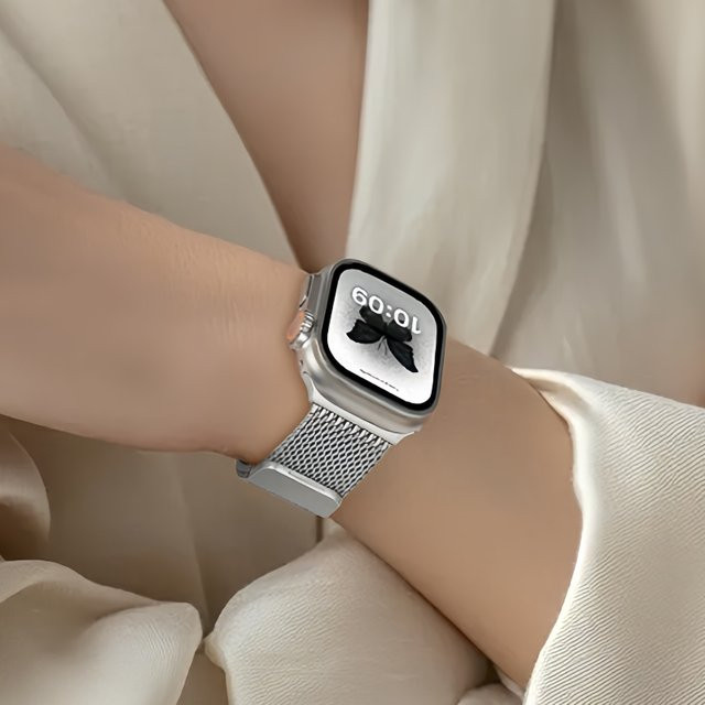TINUORA Uhrenarmband Milanaise, Edelstahl, Unisex - Bild 1