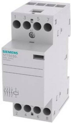 Siemens Installationsschütz 5TT5030-1 mit 4 Schließern 24A in Weiß - Bild 1