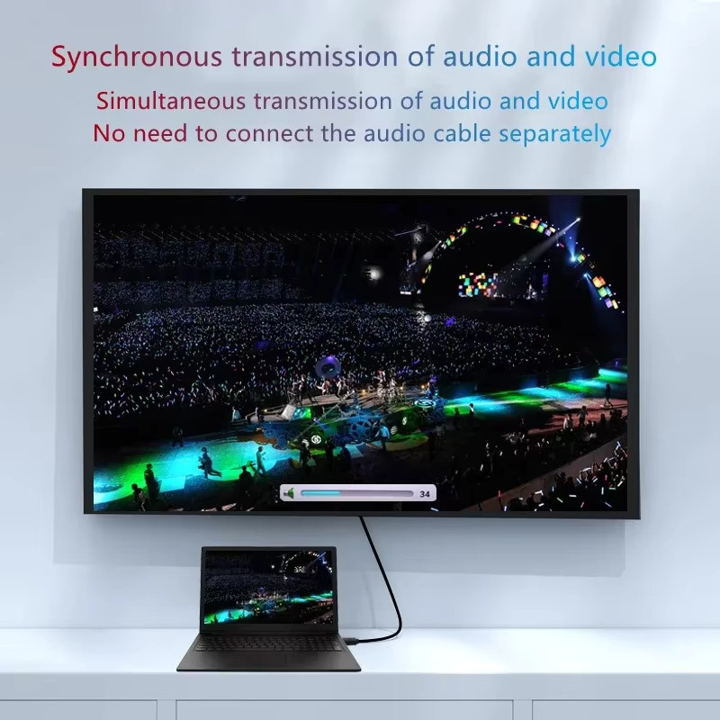 Kebidumei USB 3.0 auf HDMI Adapterkabel in Schwarz, 1080P Full HD, Länge: 1,8 m - Bild 4