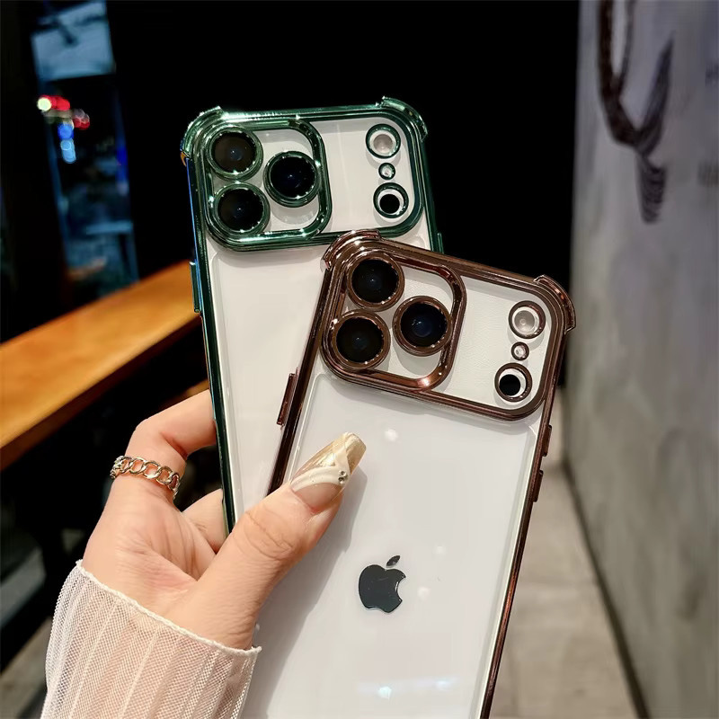 Stoßfeste transparente Handyhülle für Apple iPhone 17 Air 16 15 14 Plus 13 12 11 Pro Max X XR XS Max Soft Cover - Bild 2