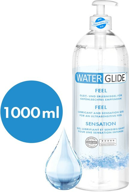 Waterglide Gel Körperpflege, Allantoin, 1000 ml, Unisex - Bild 1