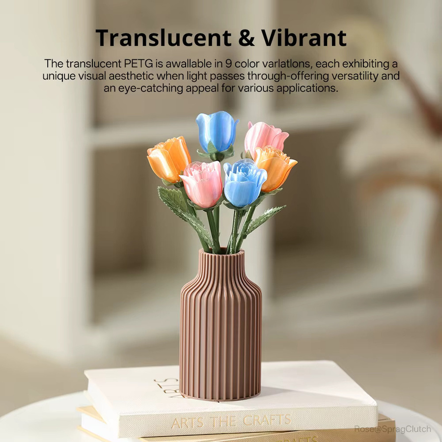 Anycubic PETG PLA 3D-Drucker-Filament Transparent Multicolour Durchmesser: 1,75 mm für FDM 3D-Drucker - Bild 1