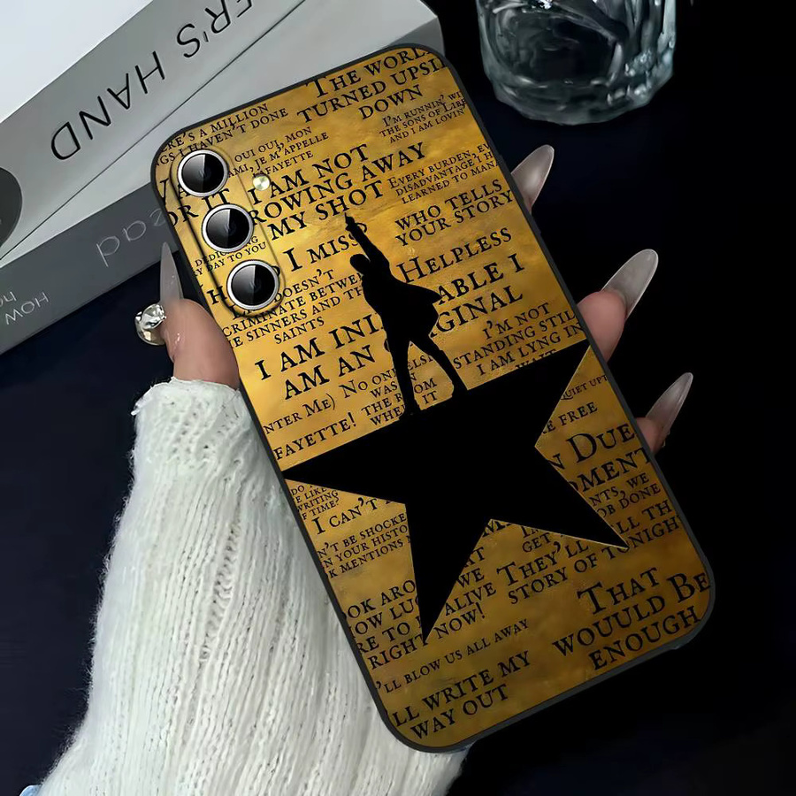 A-Hamilton Musical Lyrics Handyhülle Soft Cover für Samsung Galaxy S21 S22 S23 S24 S25 S26 Ultra FE Plus 5G A52S - Bild 4