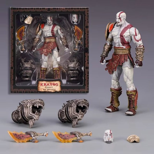 Bandai God Of War Kratos Actionfigur, 18 cm, Kunststoff, Einzelfigur - Bild 1