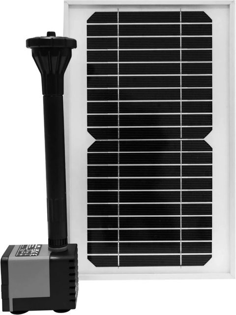 Heissner Solar Wasserspielpumpen Set in Schwarz mit 550 l/h Förderleistung - Bild 1