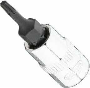 Vigour Schraubendreher-Einsatz V7037-IP8 T+ Profil in Silber, 1/4 Zoll (6,3 mm) Vierkant, SW T8+ - Bild 1