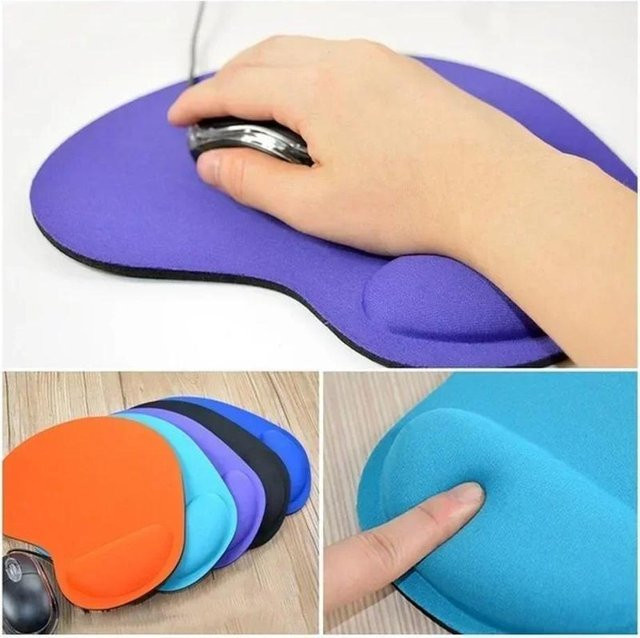 Ergonomisches EVA Mauspad mit Handgelenkstütze in Lila für Büro und Gaming - Bild 1
