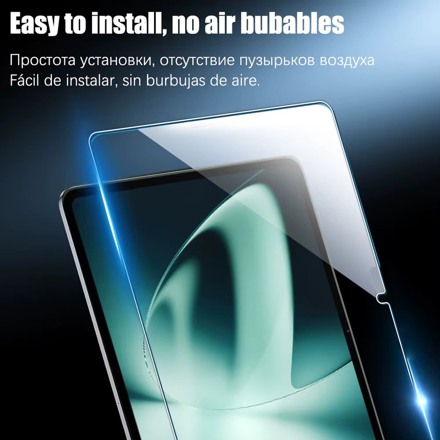 2er-Pack OnePlus Pad 2 Displayschutzfolie aus gehärtetem Glas, transparent - Bild 2