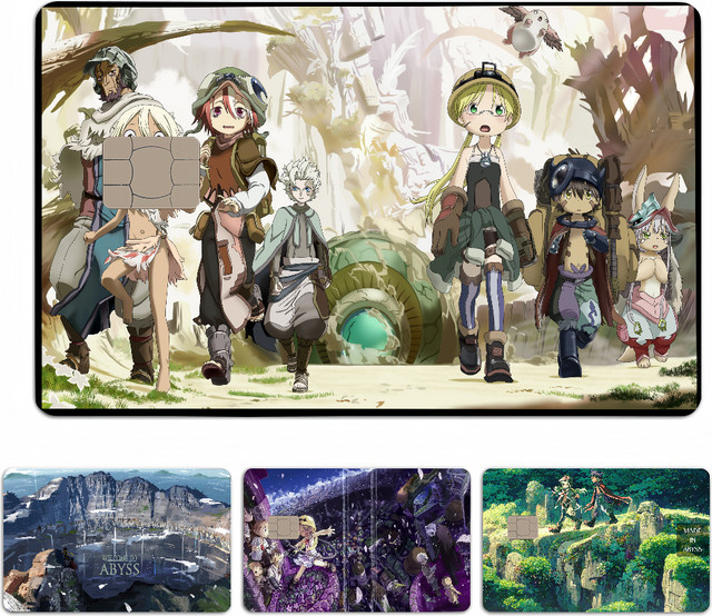 Made In Abyss Anime Aufkleber für Kreditkarten und Debitkarten in Mehrfarbig - Bild 1