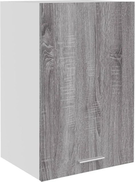 vidaXL Hängeschrank Grau Sonoma aus Holzwerkstoff und Glas, B/T/H: 39,5 x 31 x 60 cm - Bild 1