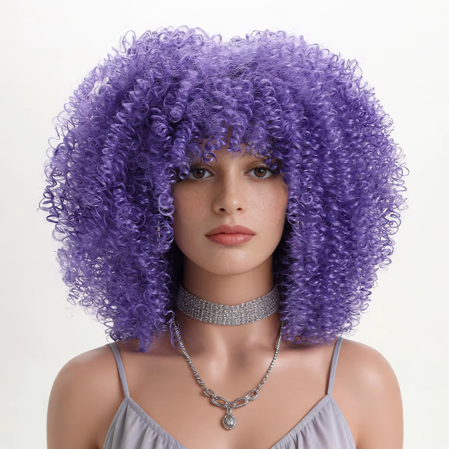 MAISI Afro Kinky Curly Synthetik-Perücke, Damen - Bild 3