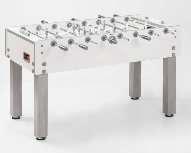Garlando Tischfußball Kickertisch G-500 Classico White mit Profistangen in Weiß - Bild 1