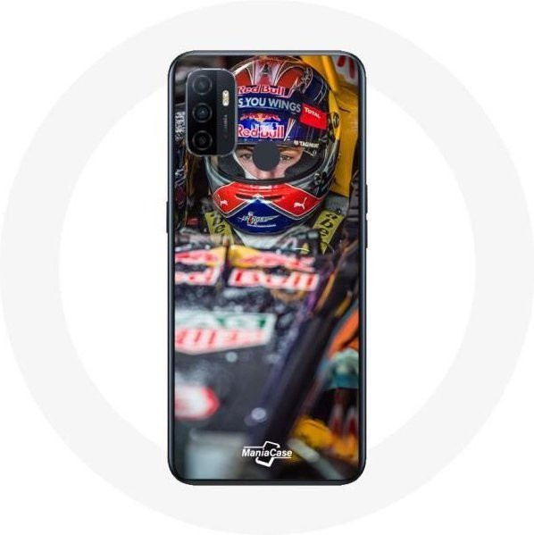 Oppo A53 Schutzhülle mit Max Verstappen Formel-1-Design in Multicolour - Bild 1