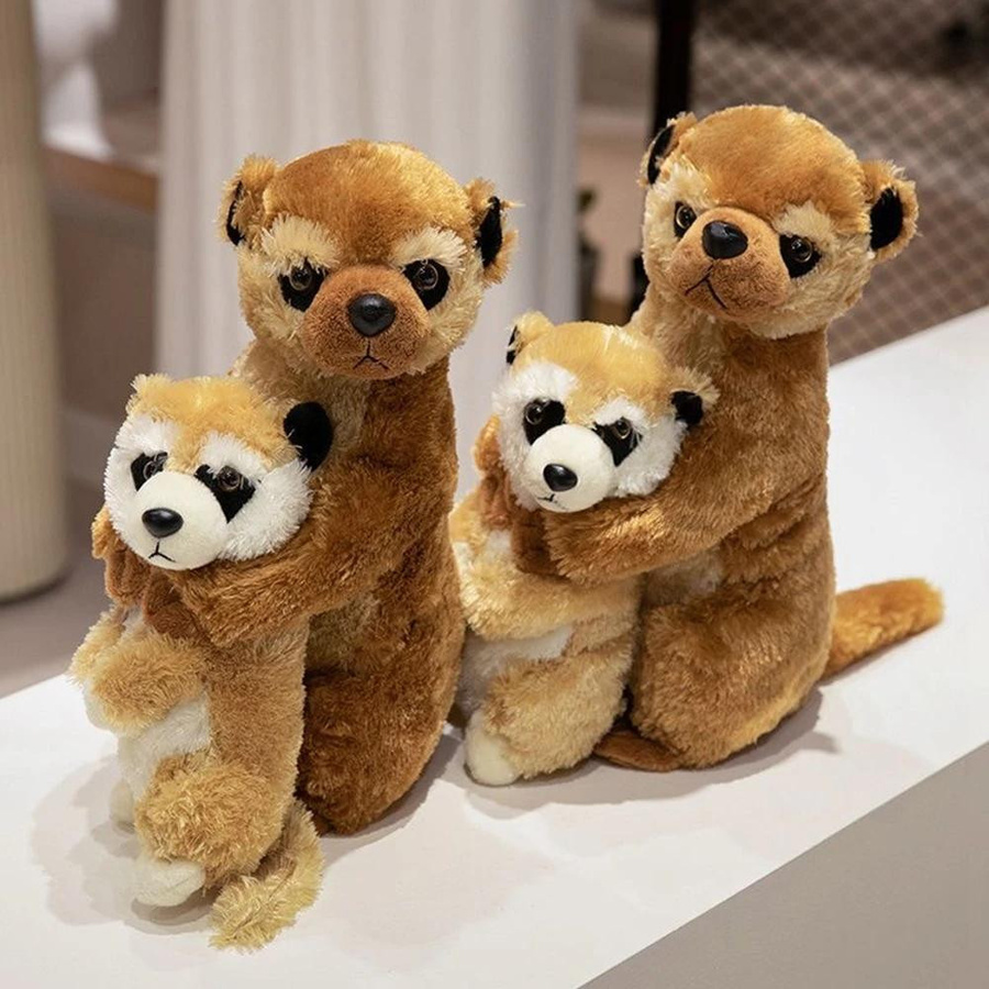 Erdmännchen Mutter und Erdmännchen Plüschtier Set - Bild 2