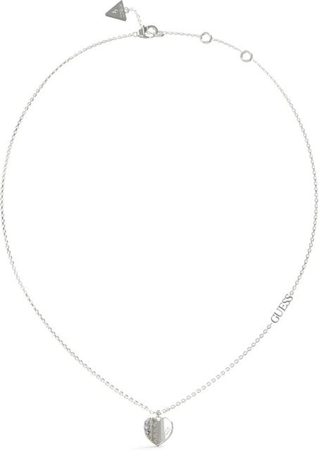 Guess Halskette Edelstahl, Silber, Kristall, Zirkonia, Damen - Bild 1