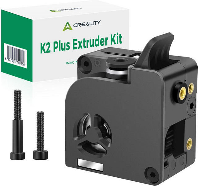Creality K2 Plus Extruder Kit K2P Ersatz mit Dual Gear Drive für Smooth Feeding und Filament Break Sensor in Schwarz - Bild 1