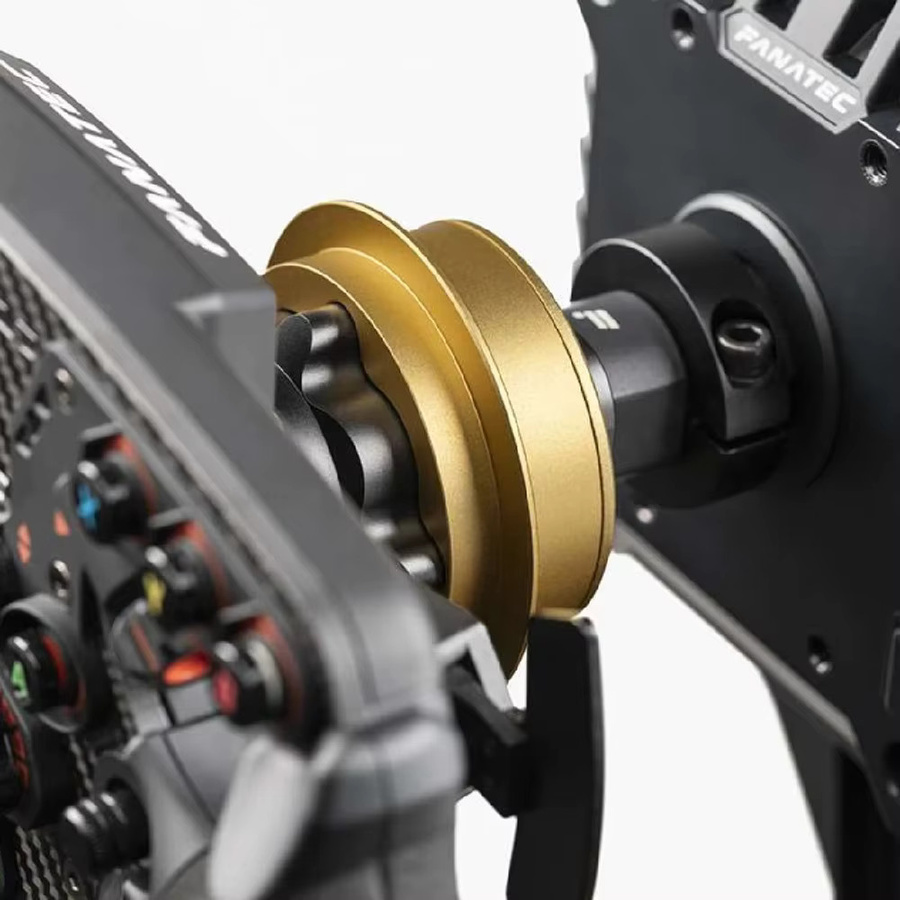 Fanatec QR2 Pro Bundle Typ-C Schnellverschluss für Fanatec Base in Schwarz und Gold mit RXIMO QR2 Pro Wheel-Side und QR2 Base-Side - Bild 3