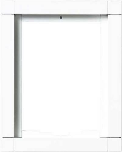 Siedle Montagezubehör für Türsprechanlagen in Anthrazit und Weiß aus Aluminium - Bild 1