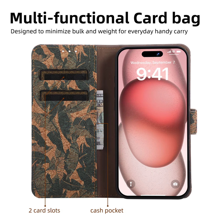 Luxus Leder Flip Brieftasche Karte Abdeckung für Samsung Galaxy A55 A56 A57 A37 A36 A26 A17 A35 A25 A54 A34 A14 A53 A52 in Multicolour - Bild 3