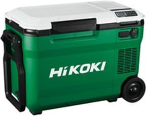 HiKOKI Akku-Kompressor Kühl- und Wärmebox EEK: E (A - G) in Grün und Weiß mit 25l Volumen - Bild 1