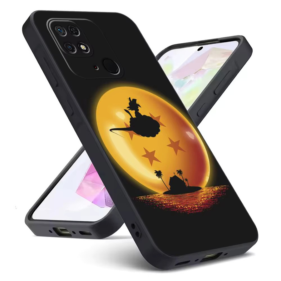 Schwarze weiche Handyhülle im Cartoon Dragon Ball Design für Xiaomi Redmi Modelle - Bild 5