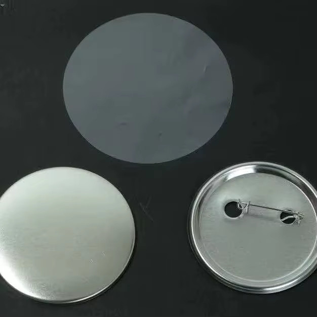 100 Sets glänzende Metall-Button-Anstecker aus Weißblech mit silberner Rückseite, Durchmesser: 32 mm, Zubehör für Pin-Buttons - Bild 3