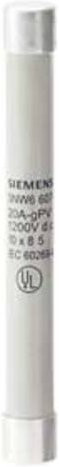 Siemens Photovoltaik-Sicherung 8A 1500V 10 Stück, Farbe: Weiß, B: 10 mm, H: 85 mm - Bild 1