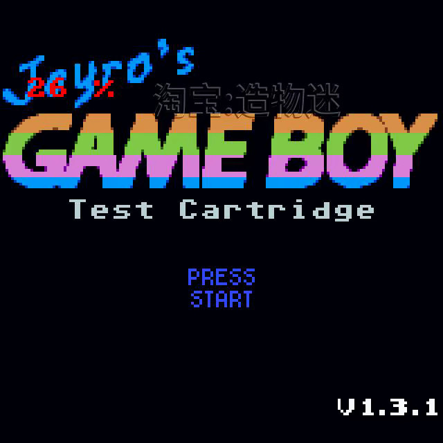 Jayros Retro Gameboy Testkartusche für die GBC Spielekonsole - Bild 2