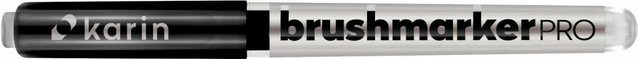 Karin Brushmarker PRO Brushmarker mit Nylonspitze in Schwarz 030 - Bild 1