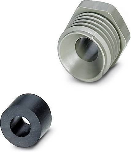 Phoenix Contact 1436945 Sensor-Aktor-Steckverbinder unkonfektioniert M8 mit Druckschraube und Dichtung, Silber, 5 Stück - Bild 1